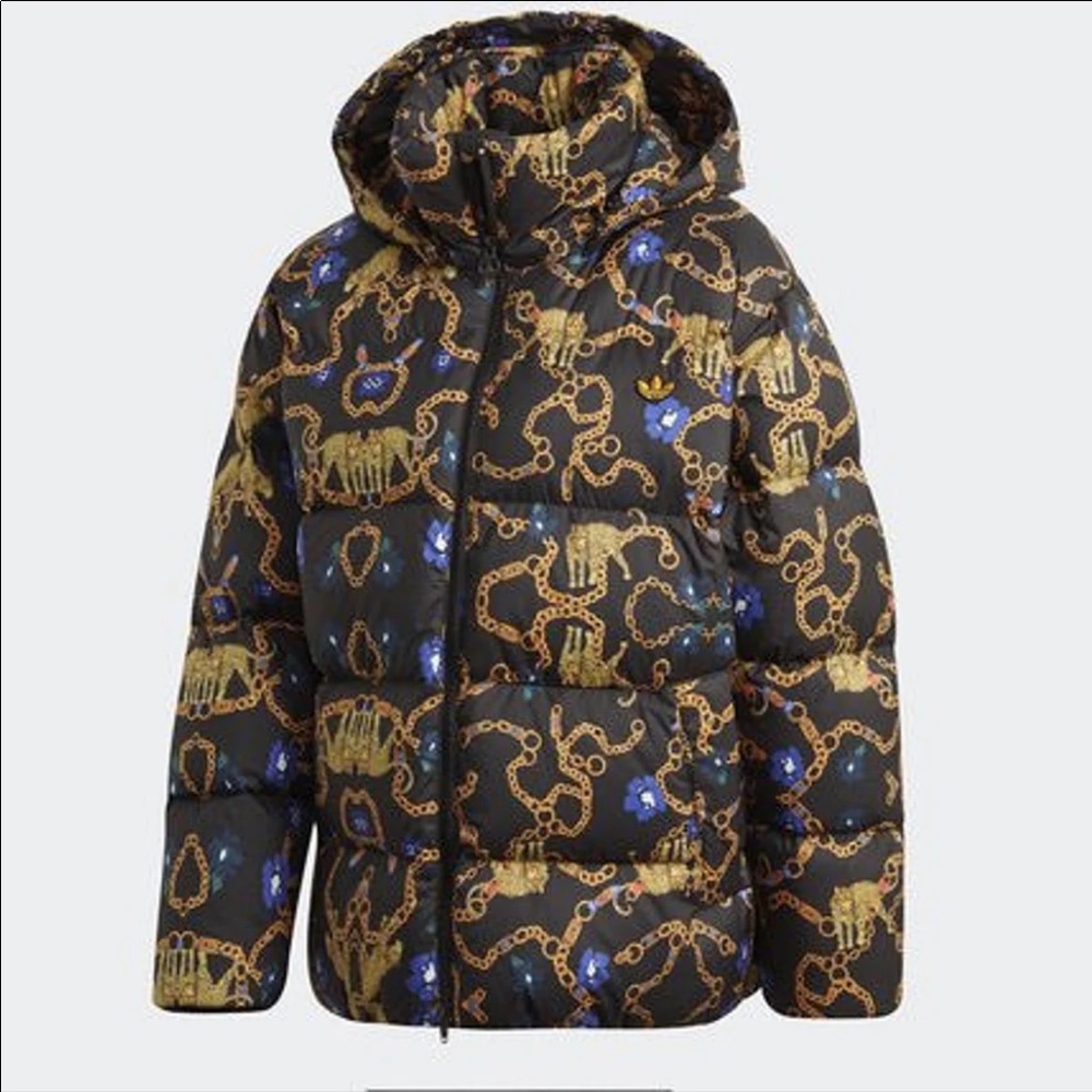 OMGosh Adidas Leopard Chain Puffer Jacket! Won’t Last long!!!🥰
